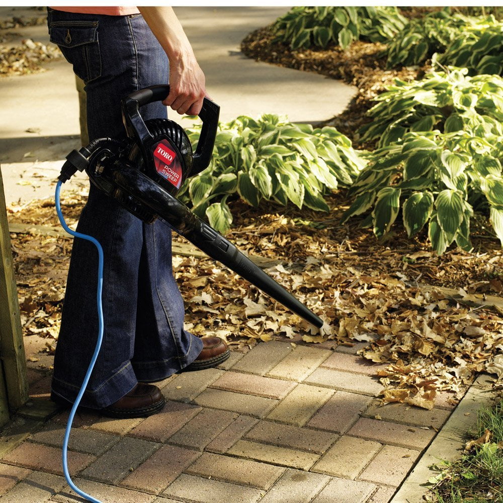 Toro 51585 Power Sweep Electric Leaf Blower, 7 Amp 2-Speed