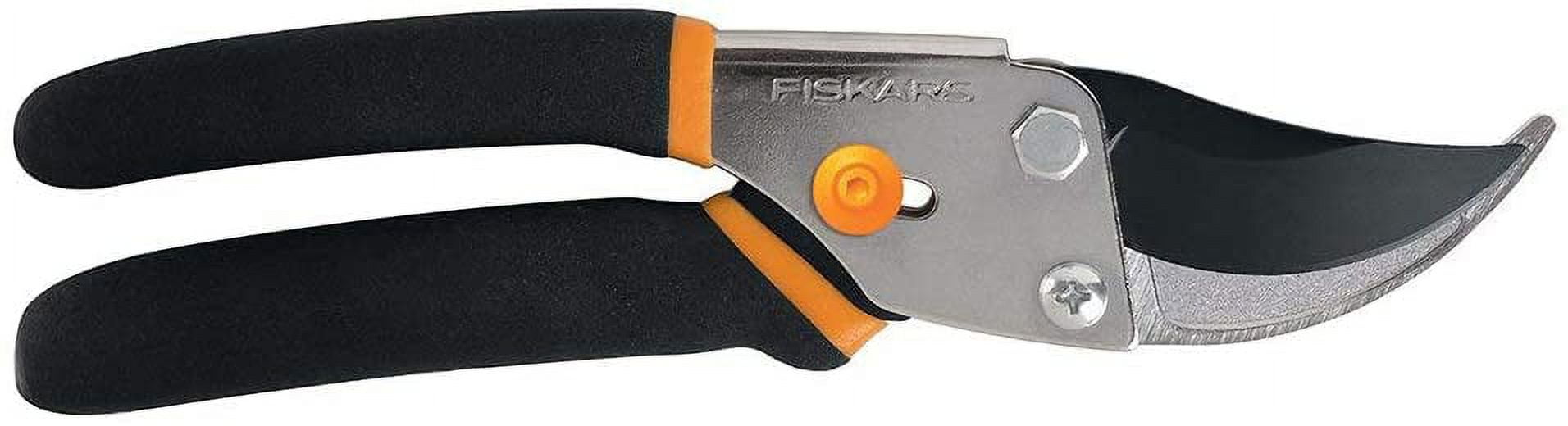 Fiskars Bypass Pruning Shears Garden Tool with Steel Blade