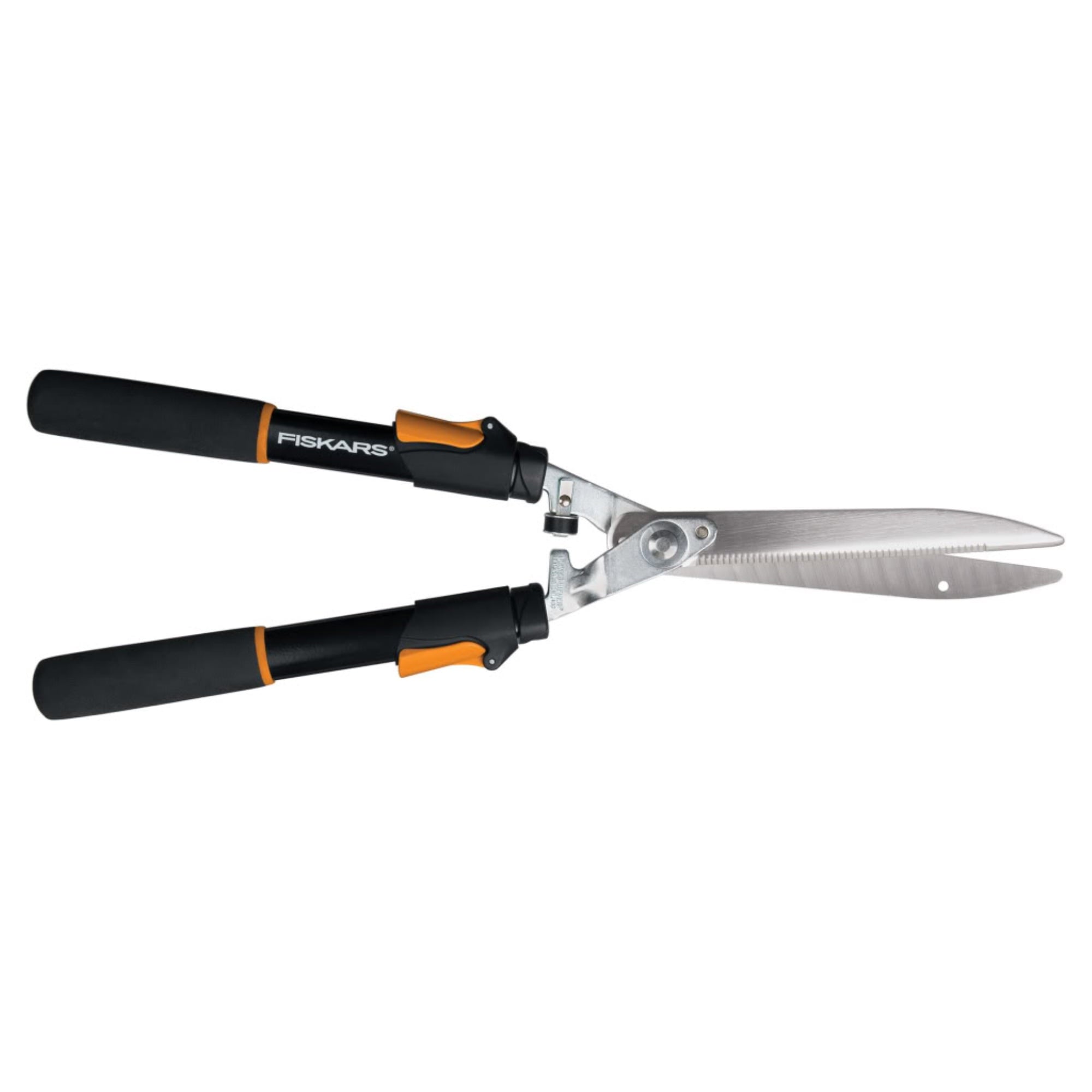 Fiskars Extendable Hedge Shears, 25-33" Power-Lever Steel Clippers