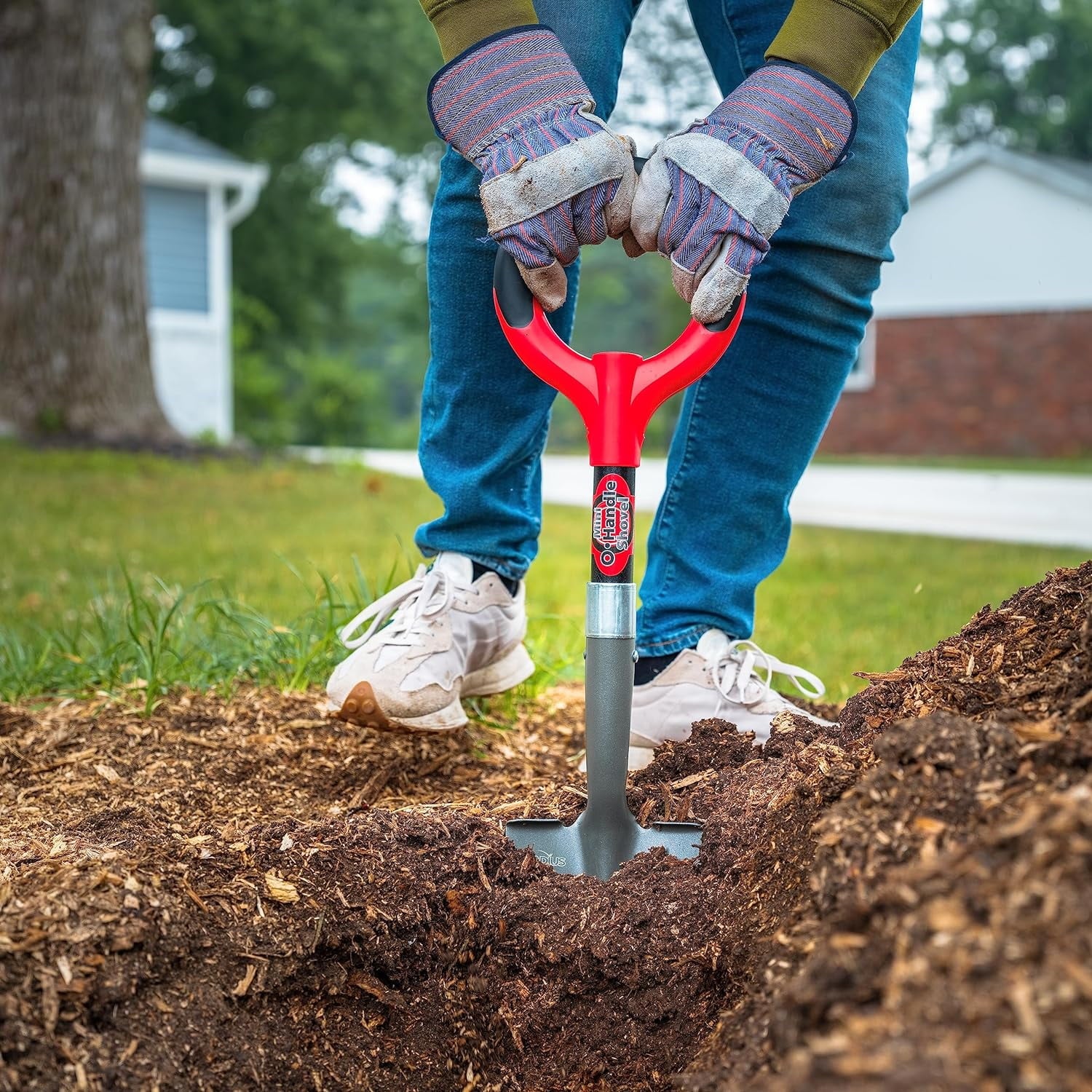 Radius Garden 27211 Mini Pro Lite Floral Shovel Red