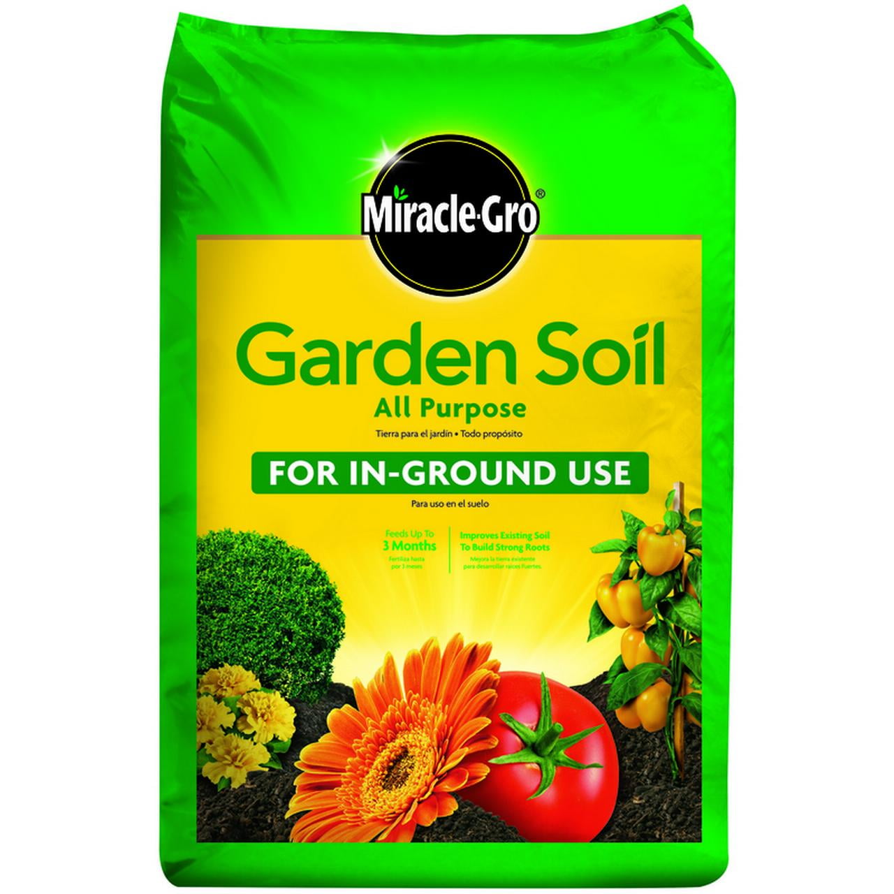 Miracle-Gro Garden Soil All Purpose for In-Ground Use, 1 cu. ft.